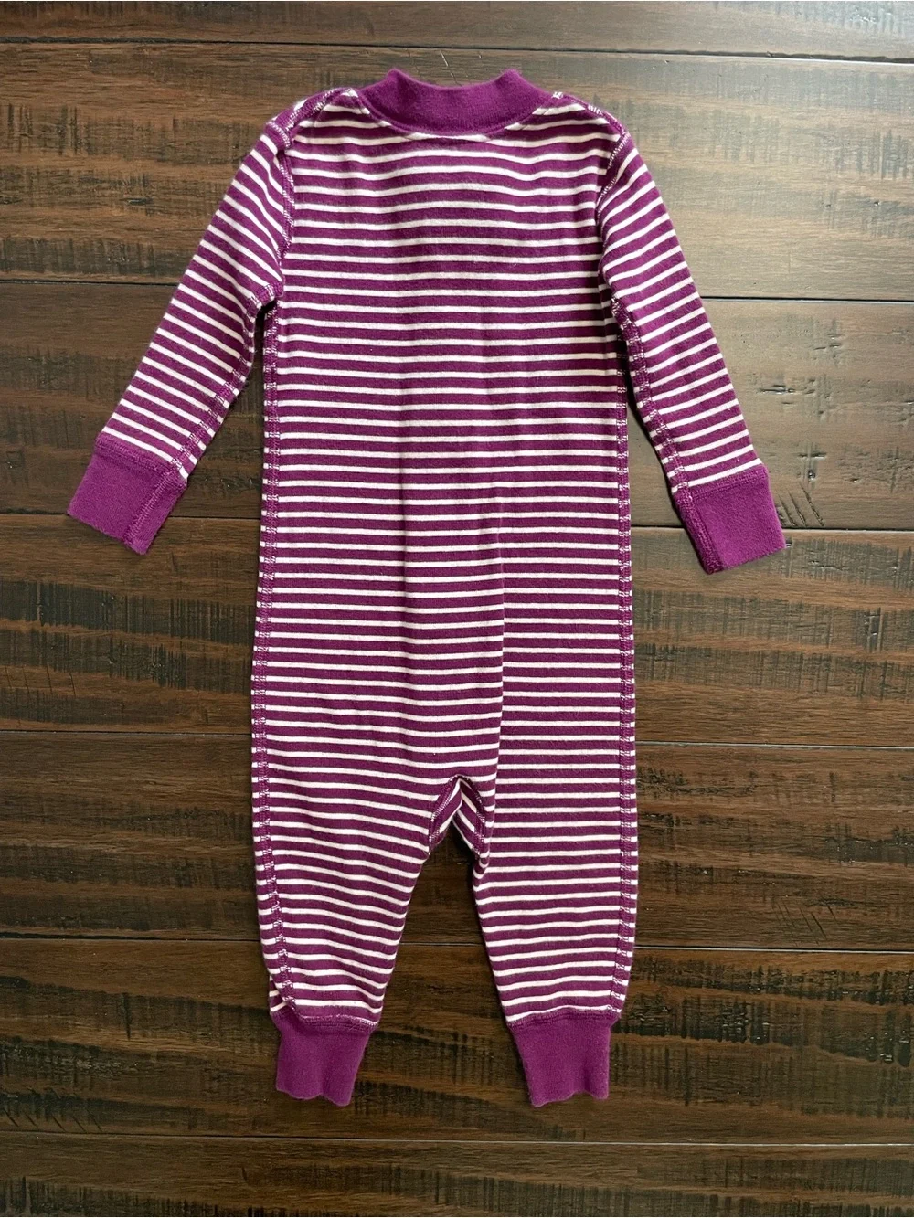 Hanna Andersson Striped Organic Cotton One Piece Sleeper